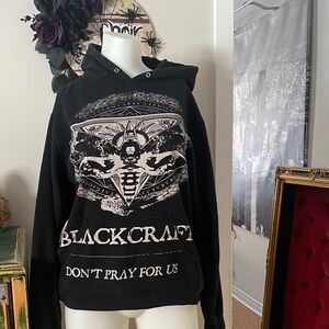 Blackcraft Women's Black Hoodie Sweater